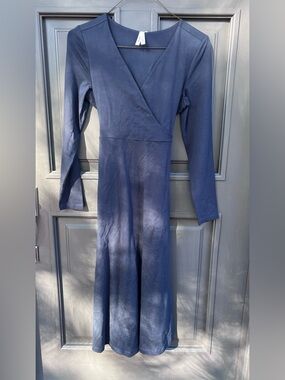 Classic Women’s Midnight Fit & Flare Faux Wrap Dress